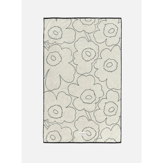 Marimekko Piirto Unikko Bath Towel - 100 x 160 cm