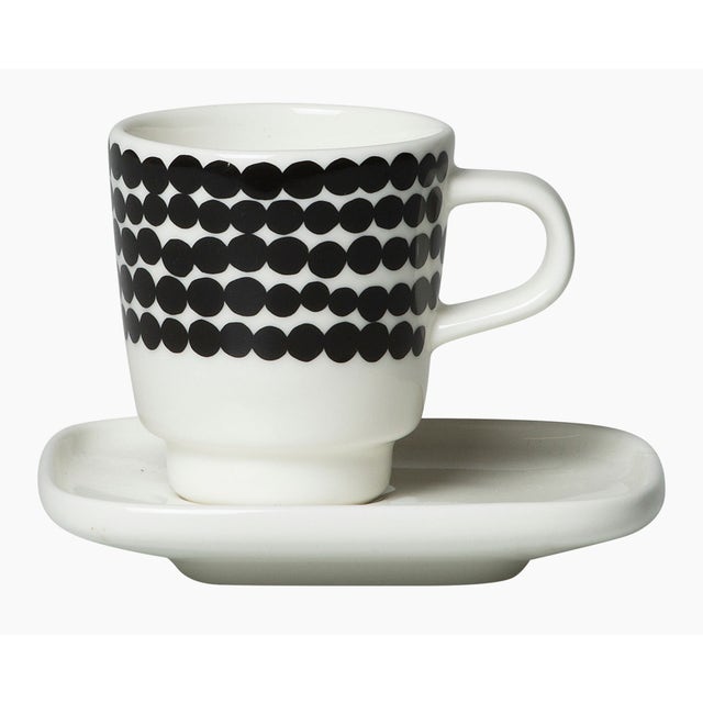 Marimekko Rasymatto Espresso Cup and Plate