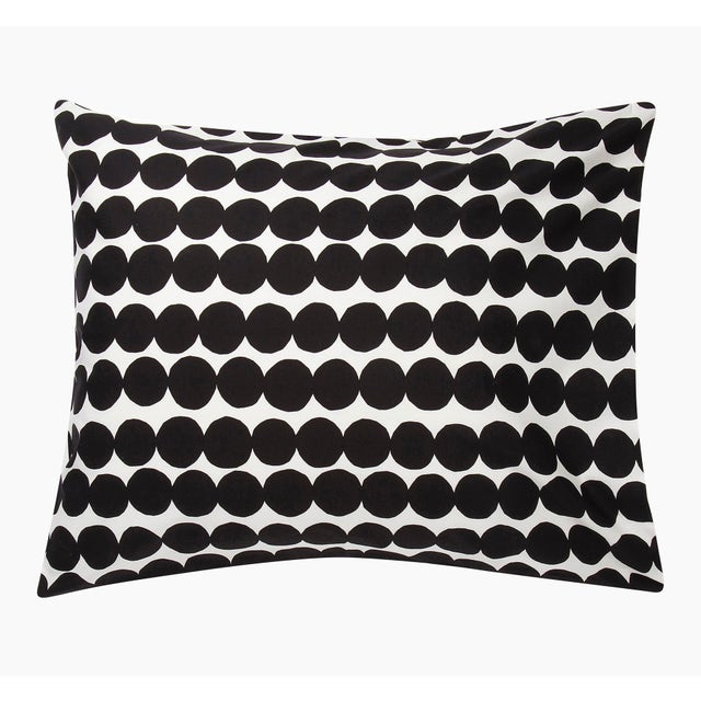 Marimekko Rasymatto Pillow Case - White and Black