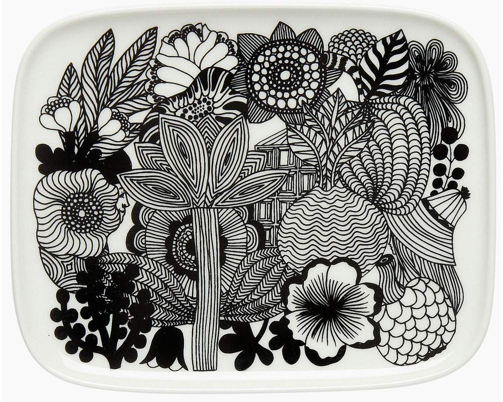 Marimekko Siirtolapuutarha Plate 15 x 12 cm - Main Image