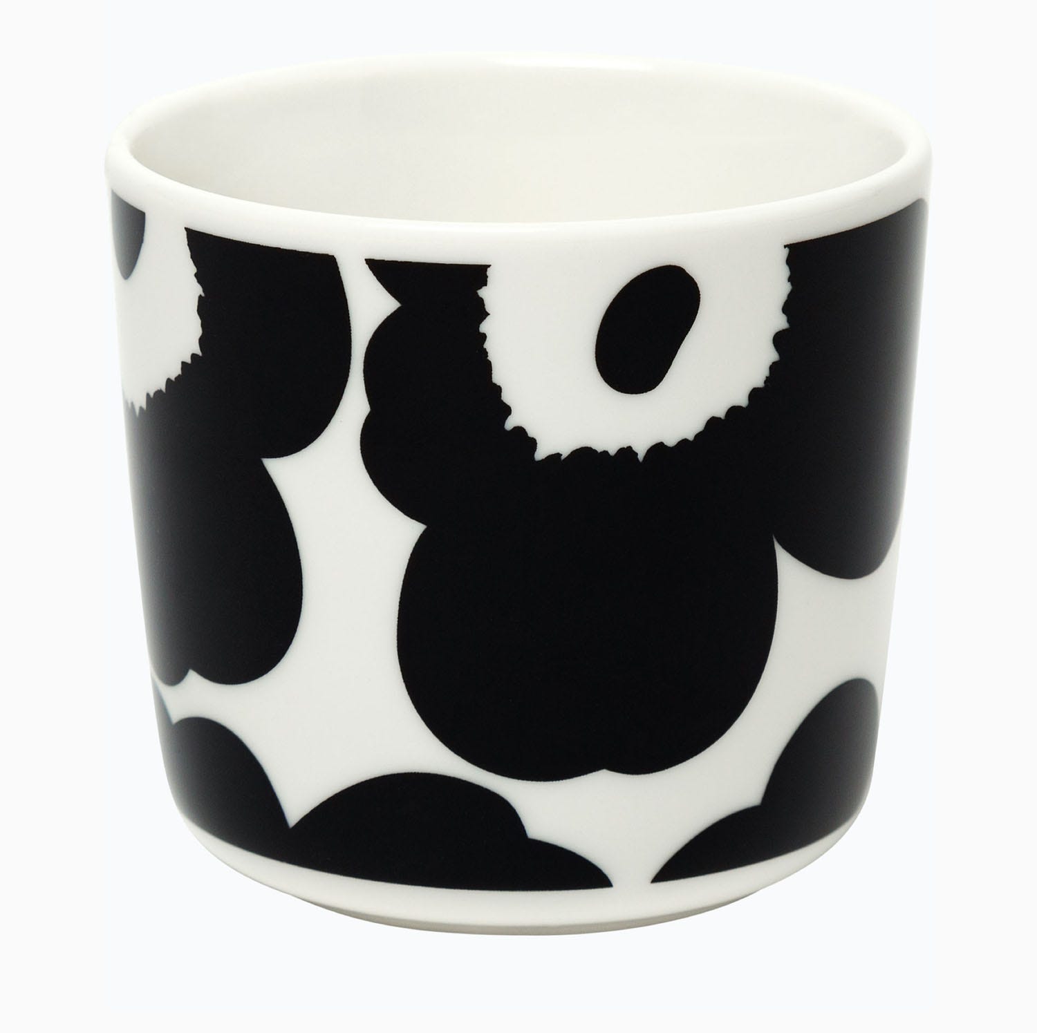 Marimekko Unikko Coffee Cup without Handle - 200 ml - White/Black