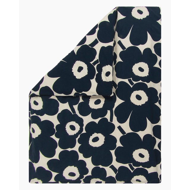 Marimekko Unikko Cotton-Linen Duvet Cover
