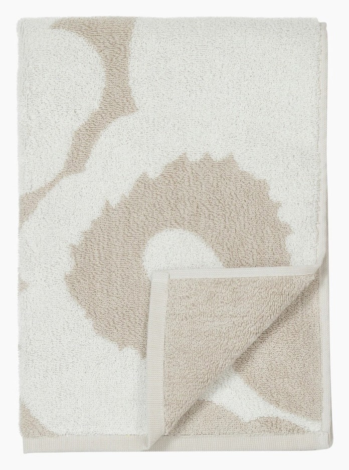 Marimekko Unikko Hand Towel - Beige/White