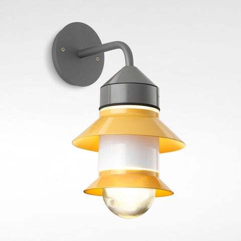 Marset Santorini A Fixed Stem Outdoor Wall Lamp