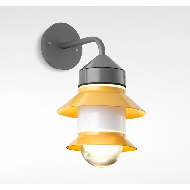 Marset Santorini A Fixed Stem Outdoor Wall Lamp