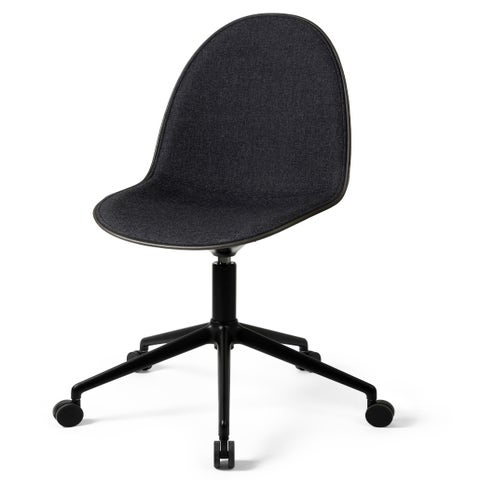 Mater Eternity Swivel Base Chair with Castors - Front Upholstered