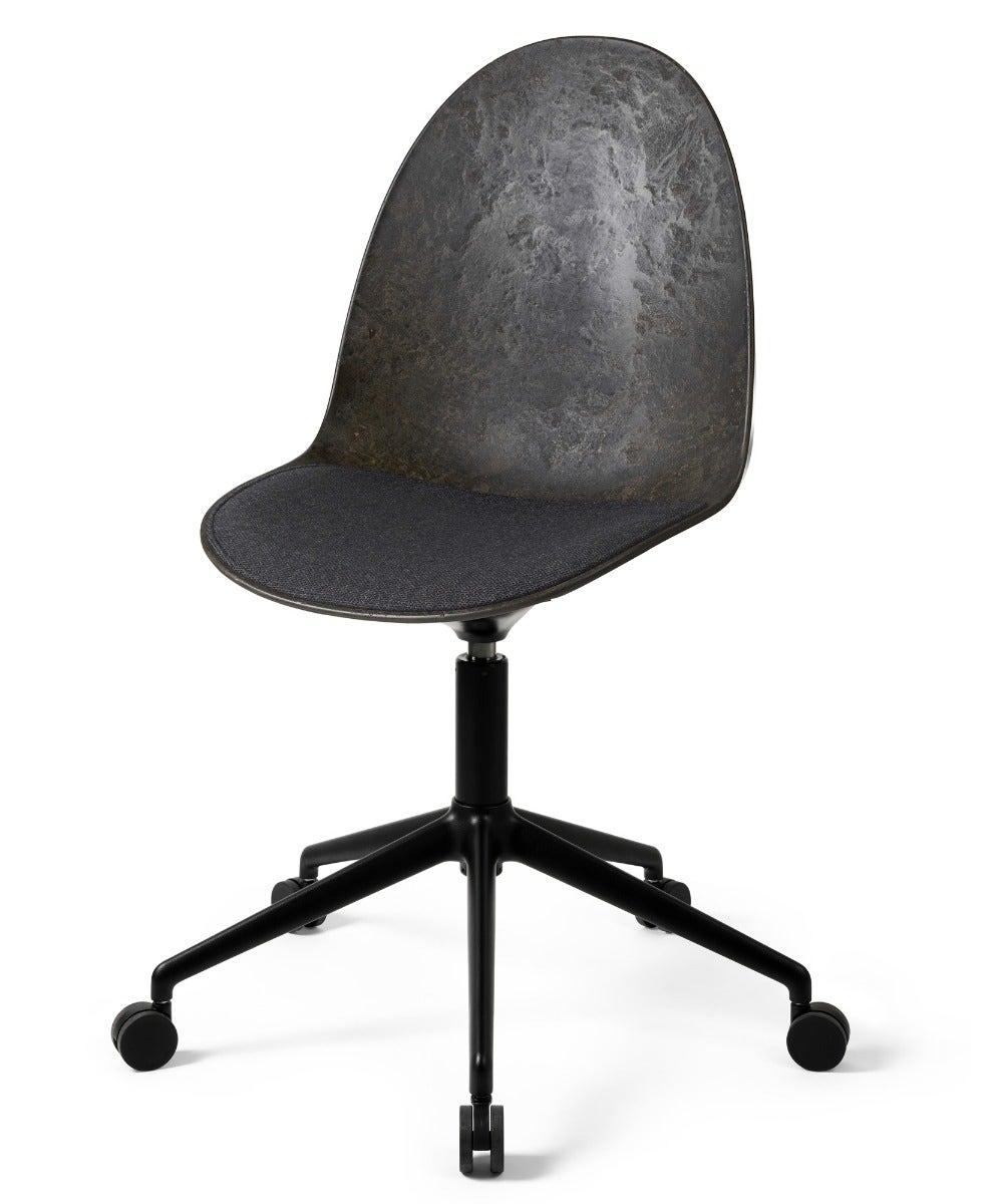 Mater Eternity Swivel Base Chair with Castors - Seat Upholstered