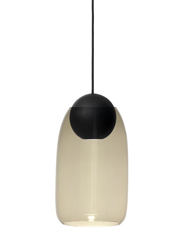 Mater Liuku Base Ball Pendant Lamp with Glass Shade