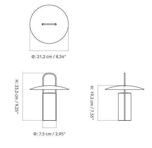 Menu Ray Portable Lamp