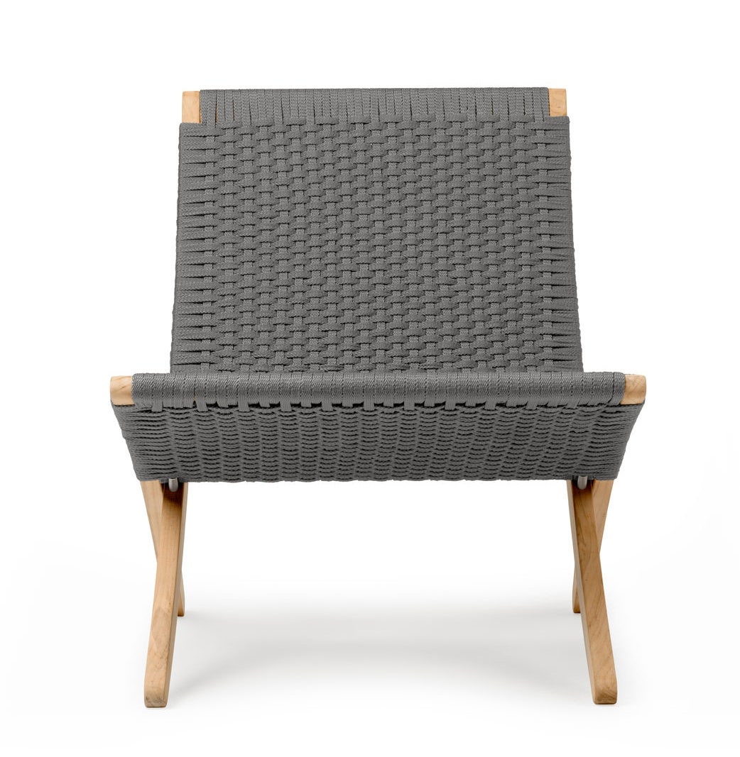 CLEARANCE Carl Hansen & Son MG501 Outdoor Cuba Chair, Charcoal