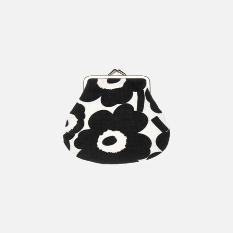 CLEARANCE Marimekko Pieni Kukkaro Mini Unikko Purse - White, Black