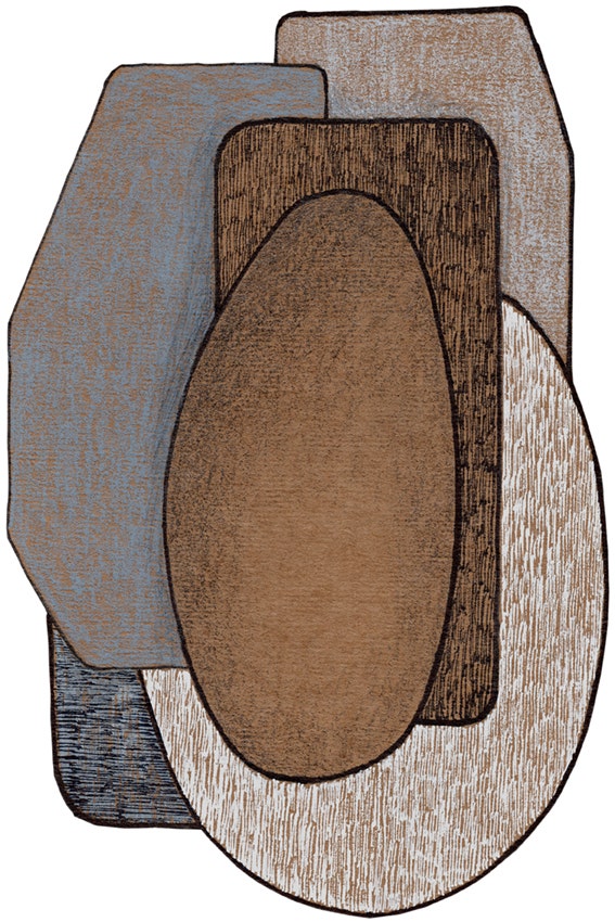 Moooi Handwriting Sketched Collage Carpet