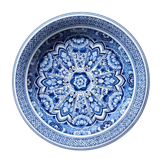 Moooi Single Shape Delft Blue Plate Carpet