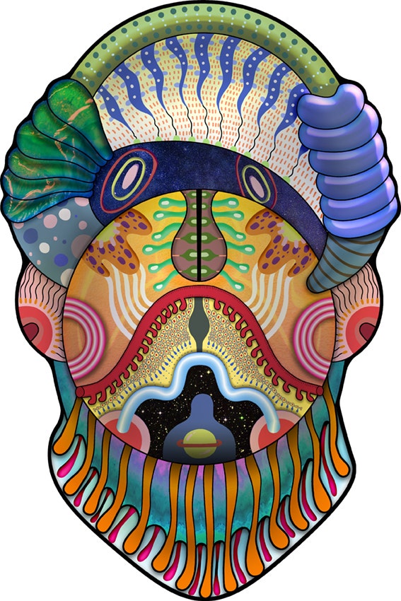 Moooi Space Escape Reptilian Carpet