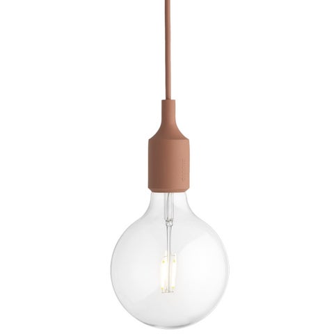 CLEARANCE Muuto E27 Pendant Lamp, Terracotta