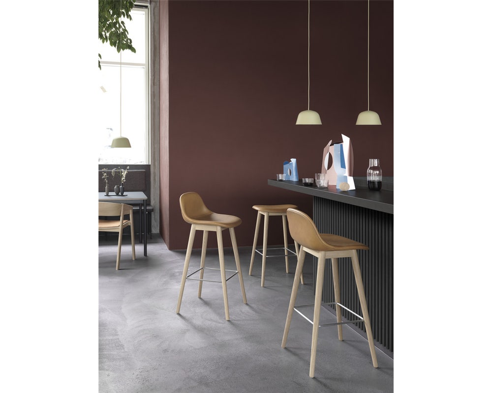 Dining Tables Fiber Bar Stool Muuto Muuto Fiber Wood Base Bar