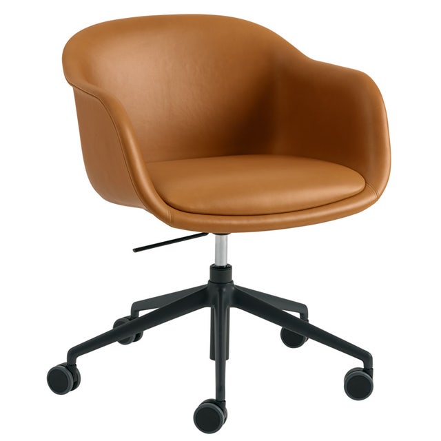Muuto Fiber Conference Armchair Swivel Base with Castors