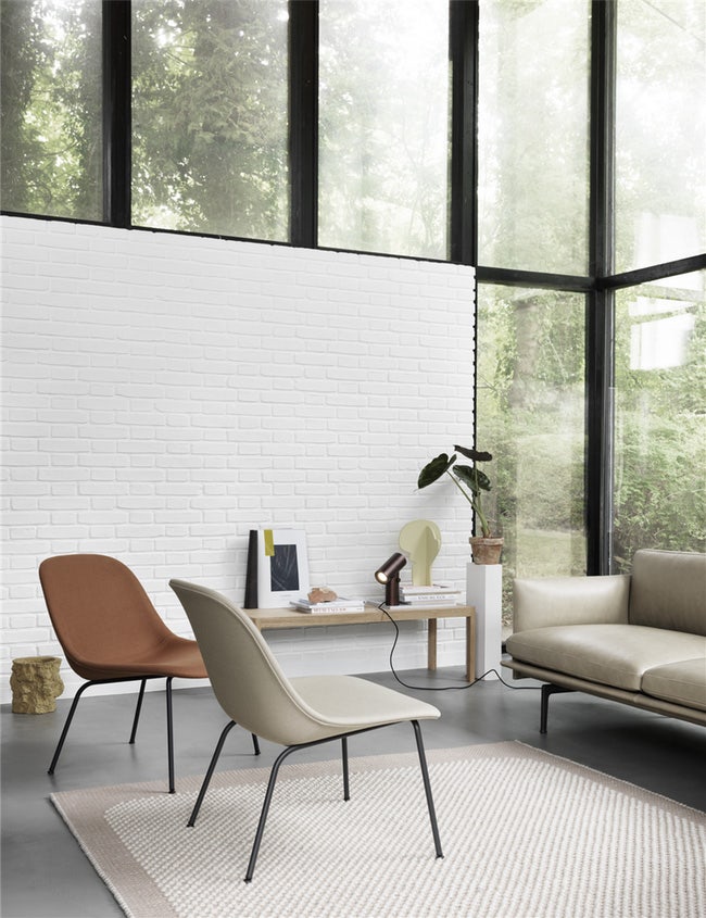 Muuto Fiber Tube Base Lounge Chair - Main Image