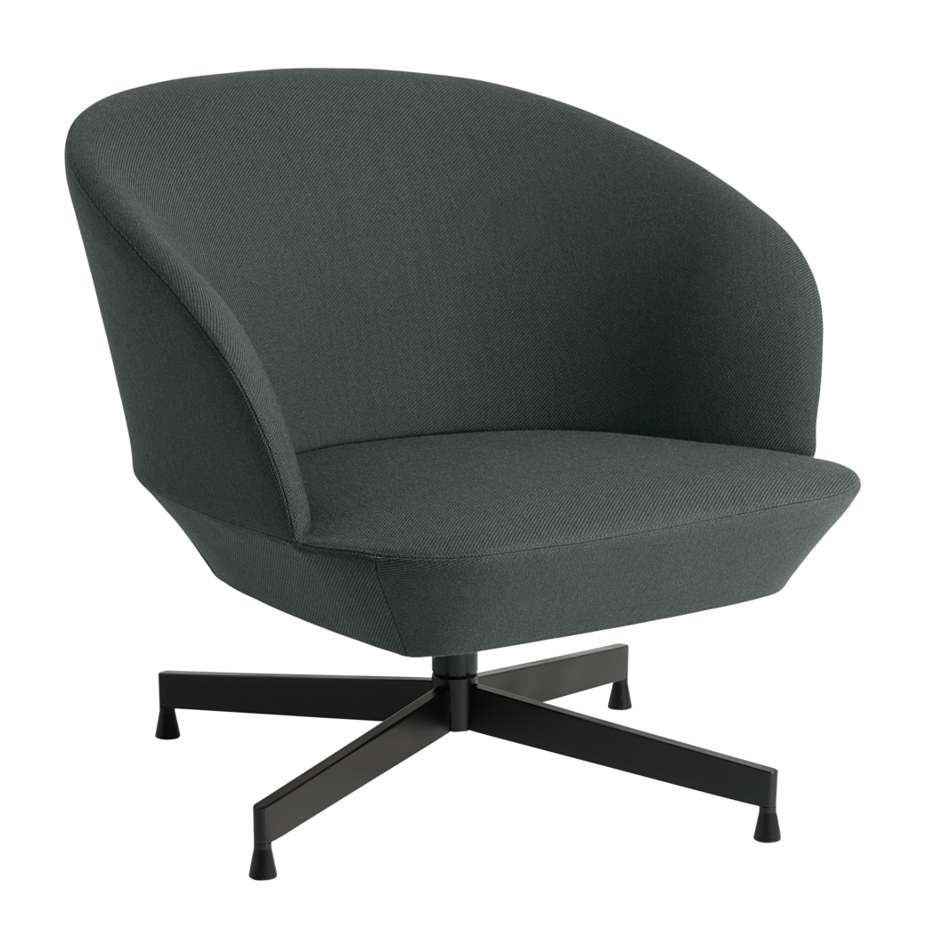 Muuto Oslo Lounge Chair - Swivel Base