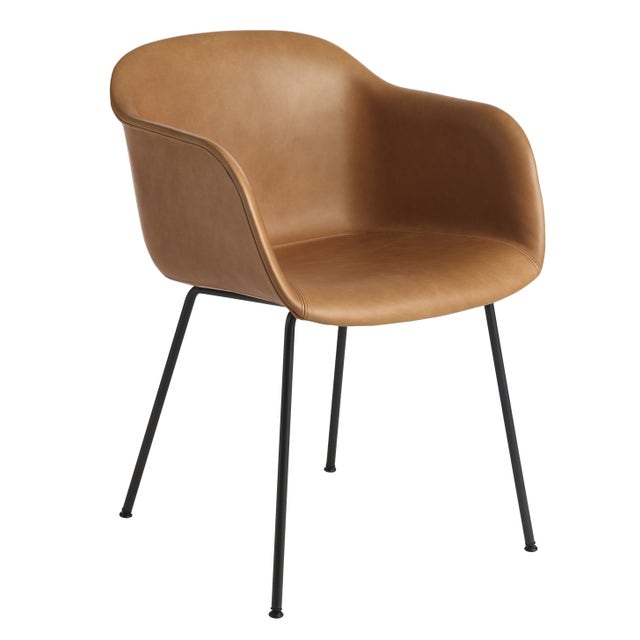 Muuto Fiber Tube Base Armchair - Upholstered