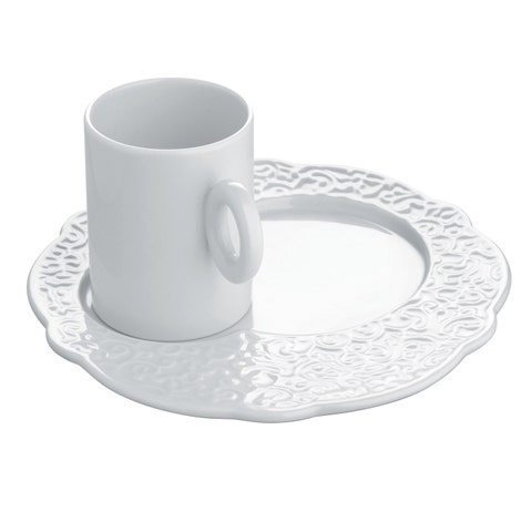 Alessi MW01/94 Dressed Breakfast Plate (Priced Each, Sold in Sets of 4)