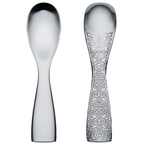 Alessi MW03/35 Dressed Latte Macchiato Spoon (Priced Each, Sold in Sets of 6)