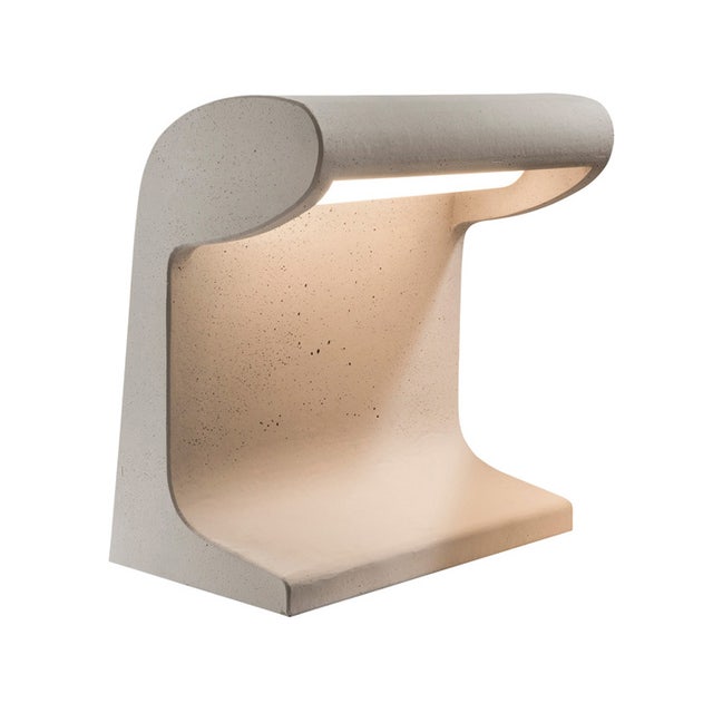 Nemo Borne Beton Petite Table/Floor Lamp