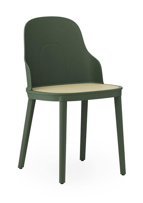 Normann Copenhagen Allez Chair with Polypropylene Legs and Wicker Seat