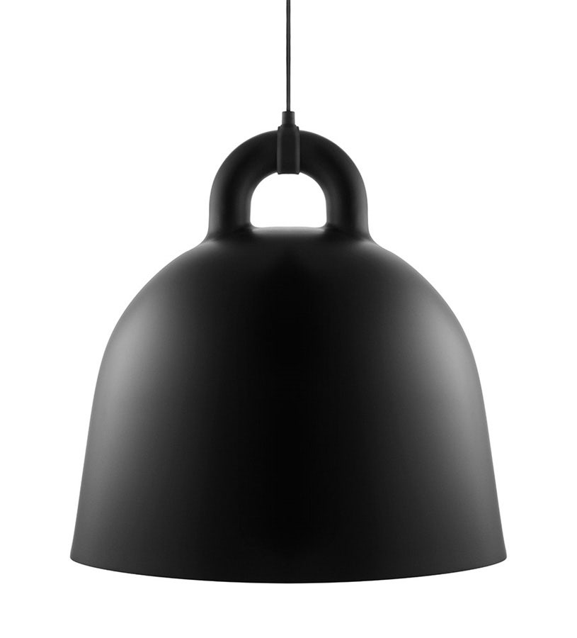CLEARANCE Normann Copenhagen Bell Pendant Lamp, Medium, Black