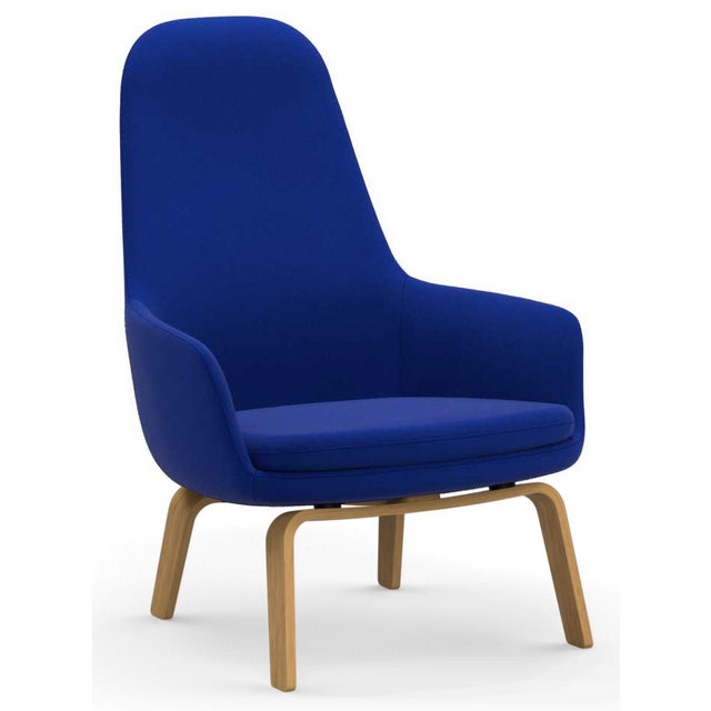 Normann Copenhagen Era Wood Base High Lounge Chair