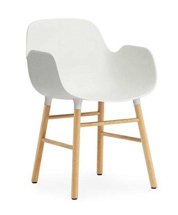 Normann Copenhagen Form Wood Base Armchair