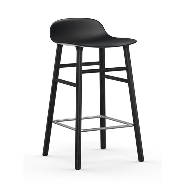 Normann Copenhagen Form Wood Base Barstool