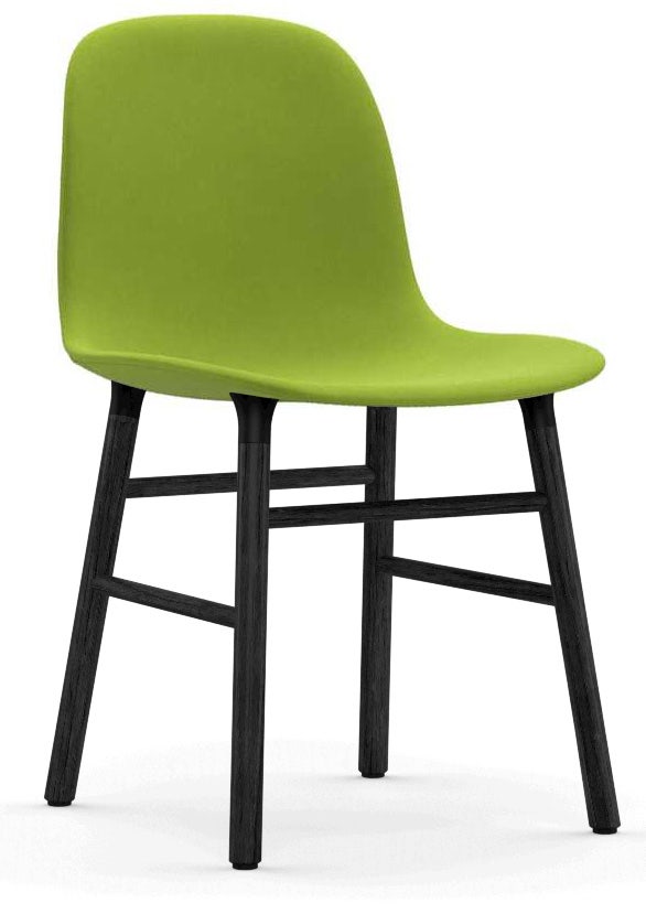 Normann Copenhagen Form Wood Base Chair Full Upholstery