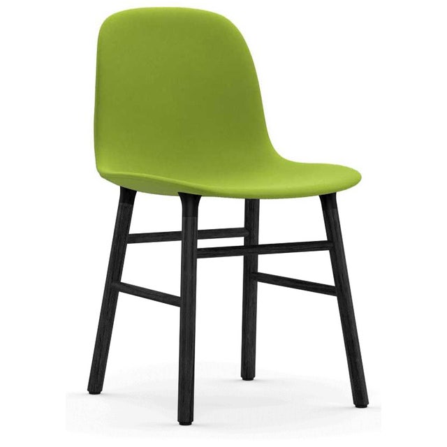 Normann Copenhagen Form Wood Base Chair Full Upholstery