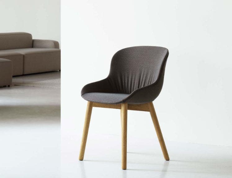 Normann Copenhagen Wood Hyg Comfort Chair Full Upholstery