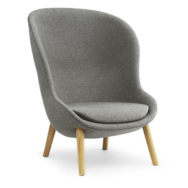 Normann Copenhagen Hyg Wood Base High Lounge Chair