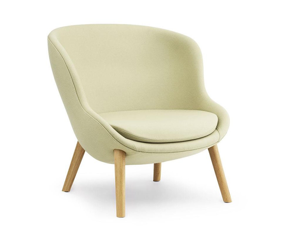 Normann Copenhagen Hyg Wood Base Low Lounge Chair