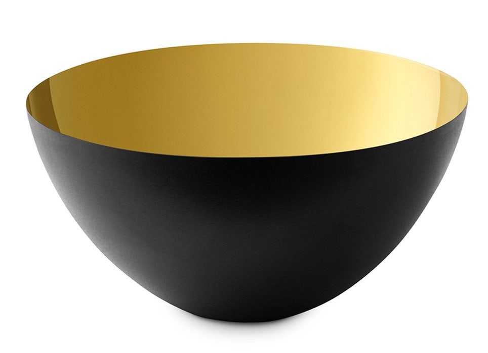 Normann Copenhagen Krenit Gold Bowl - Large