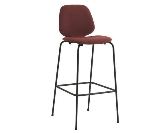 Normann Copenhagen My Chair Metal Base Barstool Full Upholstery