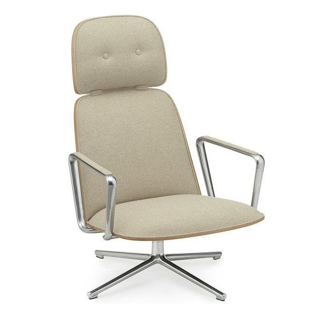Normann Copenhagen Pad Swivel Base High Lounge Chair