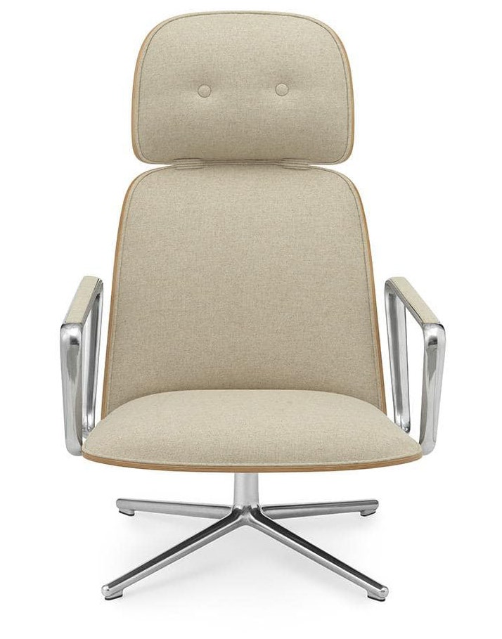 Normann Copenhagen Pad Swivel Base High Lounge Chair