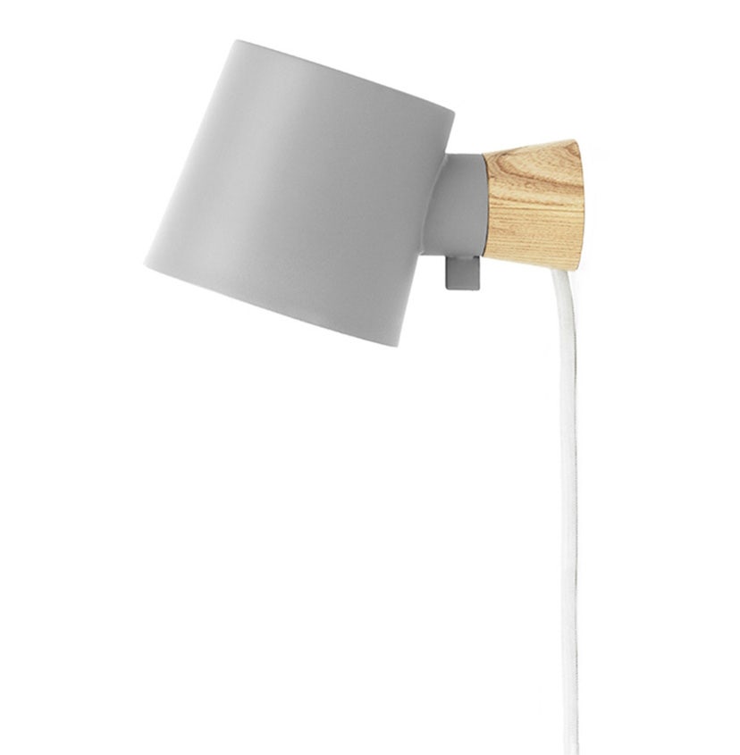 CLEARANCE Normann Copenhagen Rise Wall Lamp (Plug-In), Grey