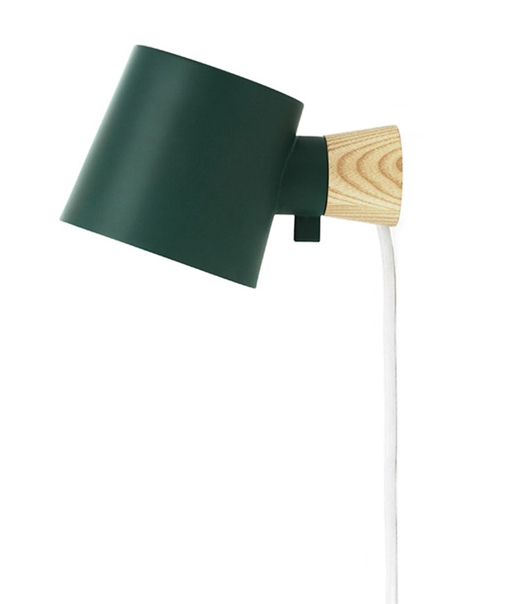 CLEARANCE Normann Copenhagen Rise Wall Lamp (Plug-In), Petrol Green