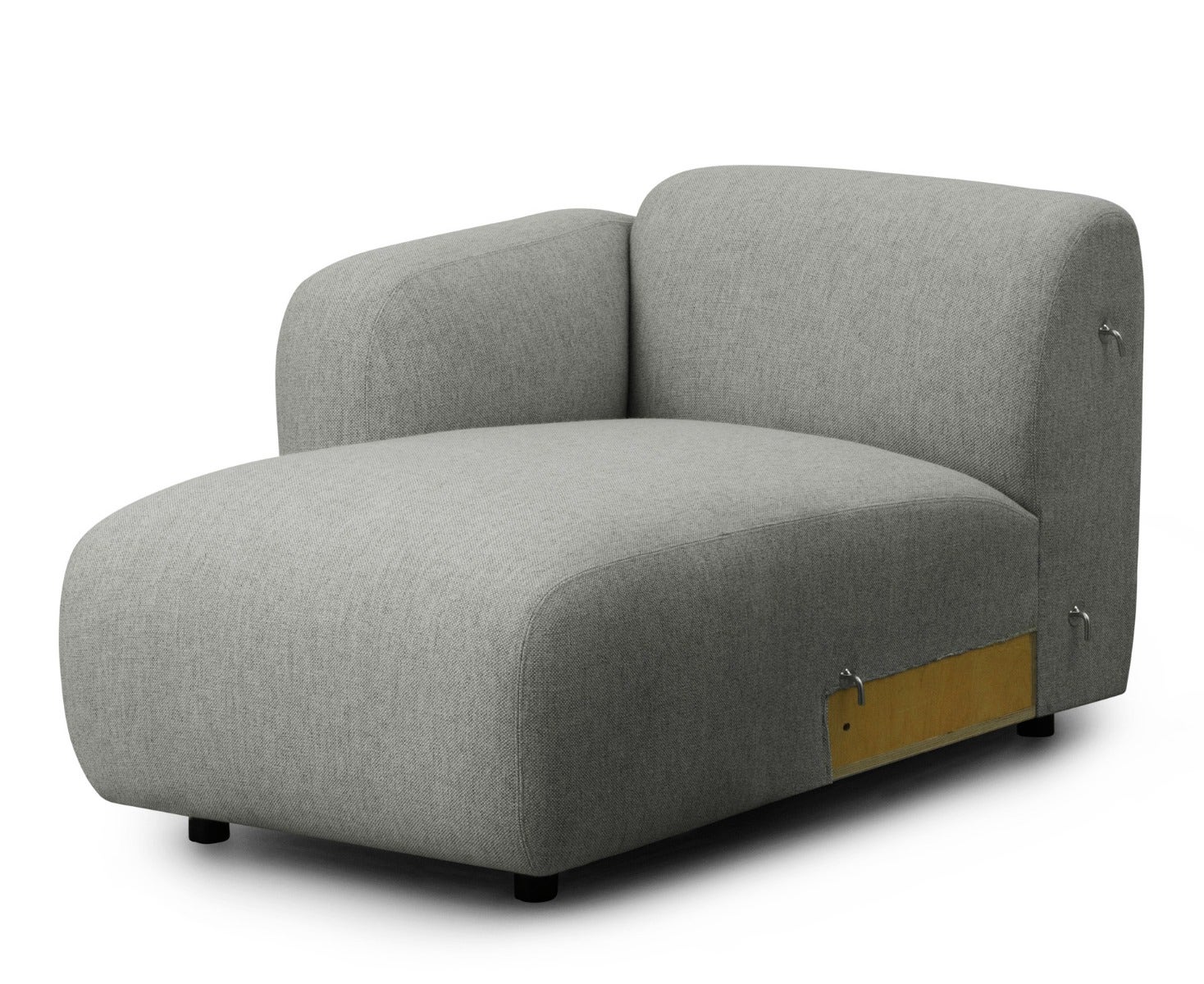Normann Copenhagen Swell Modular Sofa 400 Chaise Longue Left Armrest