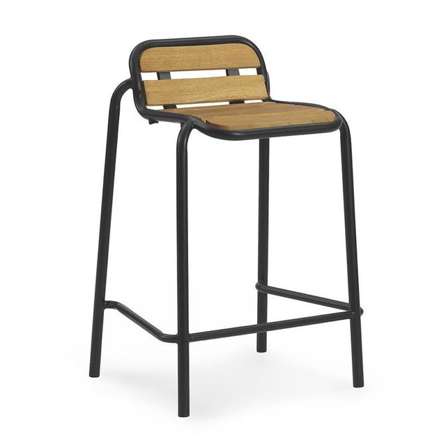 Normann Copenhagen Vig Wood Barstool