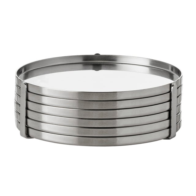 Stelton AJ Glass Coasters (Set of 6)