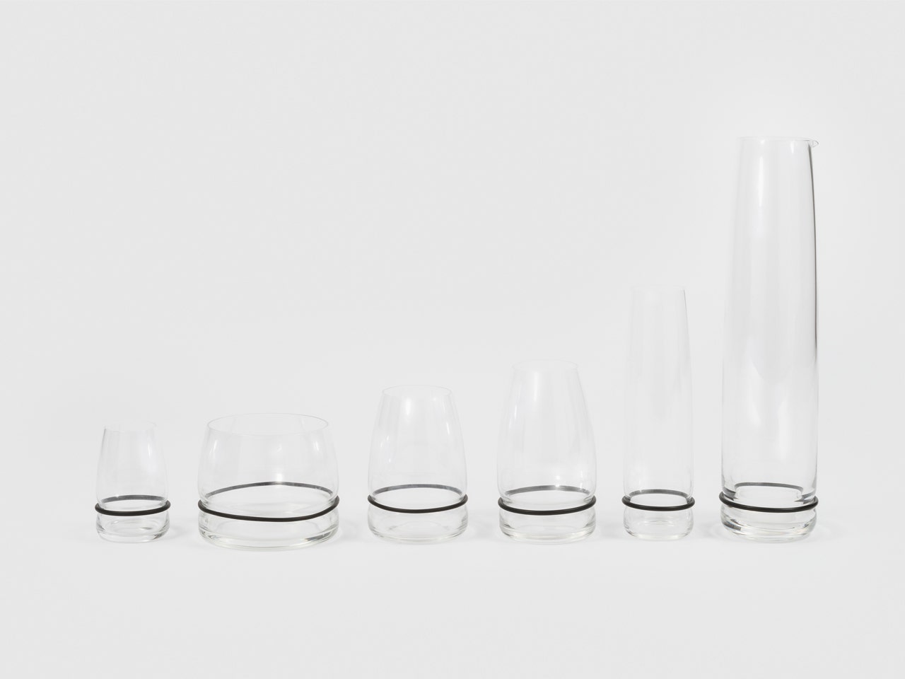 Danese Milano Ovio Glasses and Pitcher