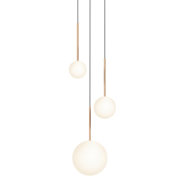 Pablo Bola 3 Sphere Pendant Chandelier