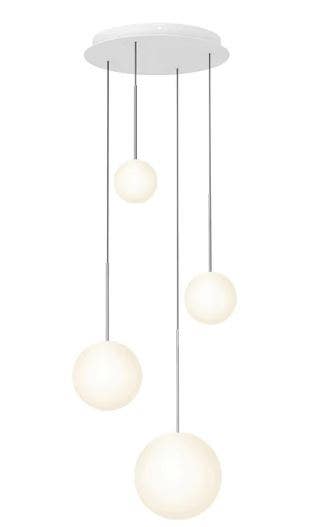 Pablo Bola 4 Sphere Pendant Chandelier