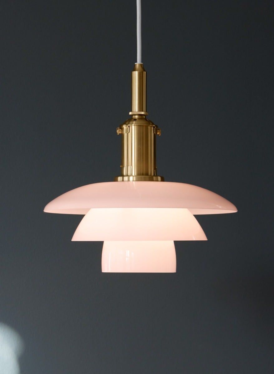 Louis Poulsen PH 3/3 Pale Rose Pendant Lamp